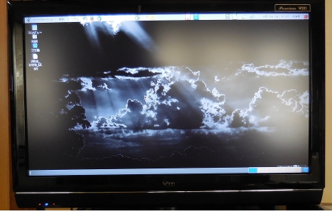 デジタルテレビの CentOS6 デスクトップ画面